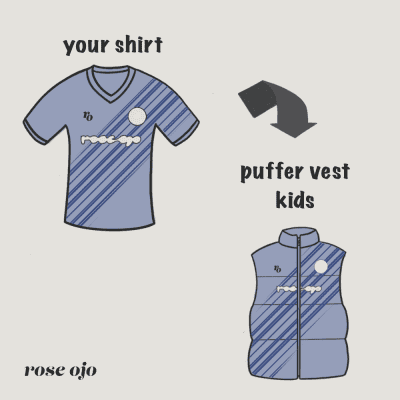 Custom Puffer Vest - KIDS