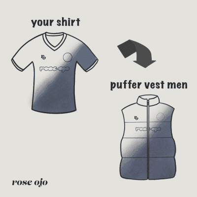 Custom Puffer Vest - MEN