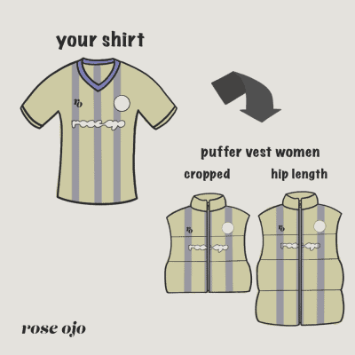 Custom Puffer Vest - WOMEN