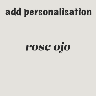 Add personalisation