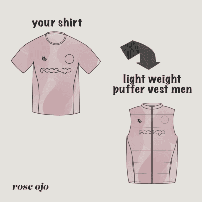 Custom Puffer Vest Hybrid - MEN