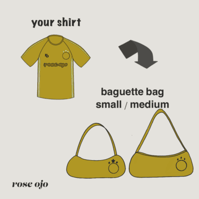 Baguette Bag (Small or Medium)