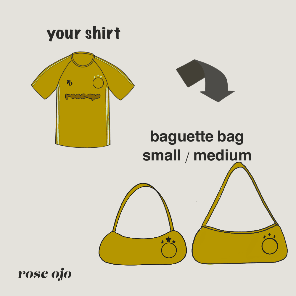 Baguette Bag (Small or Medium)